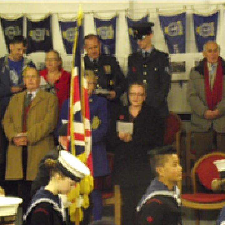 REMEMBRANCE SERVICE EVENING AT T.S. REPULSE