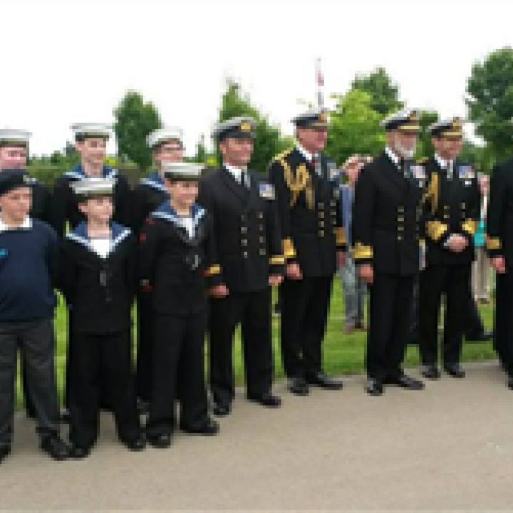 Dedication of the Naval Service Memorial at the...