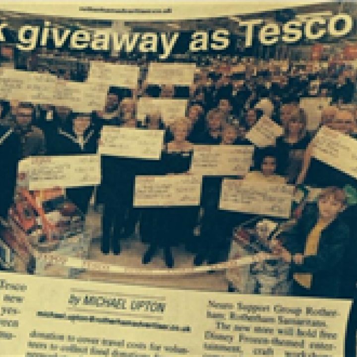 CADETS AT NEW TESCO OPENING