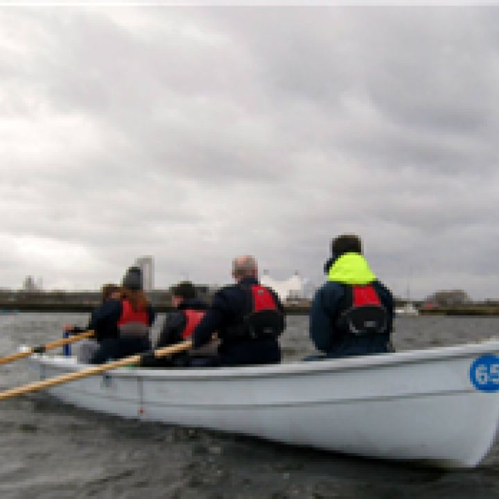 Boating at Royal Victoria Docks