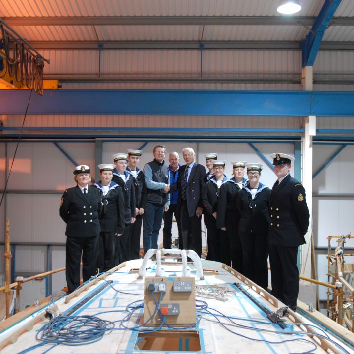 SEA CADETS SIGN SECOND RUSTLER YACHT