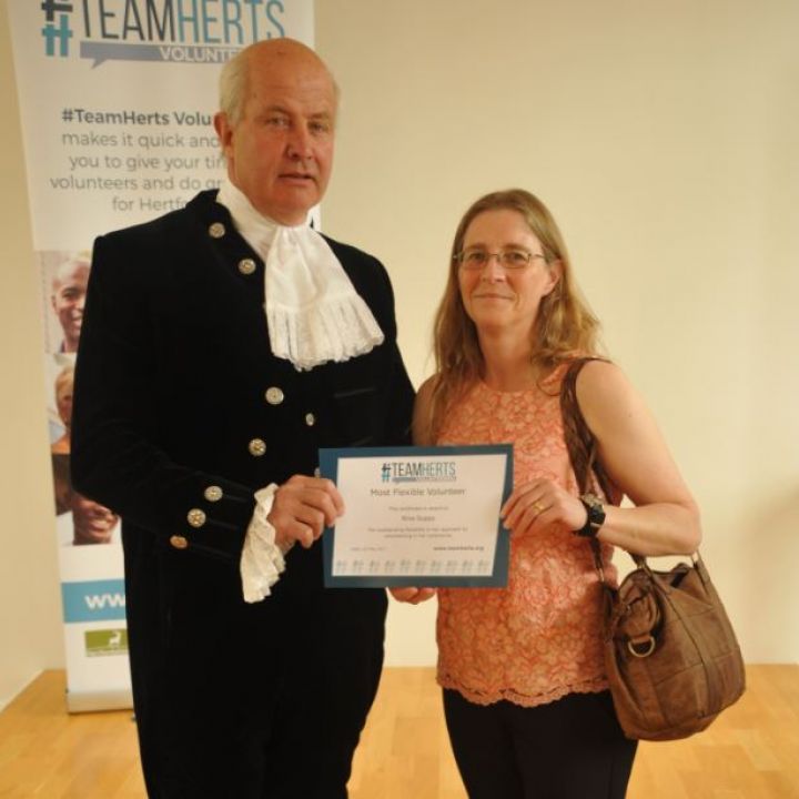 AWARD WIN FOR VOLUNTEER