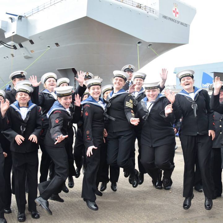 HMS PRINCE OF WALES CEREMONY