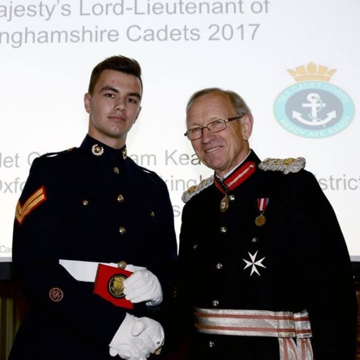 Royal Marine Cadet honoured