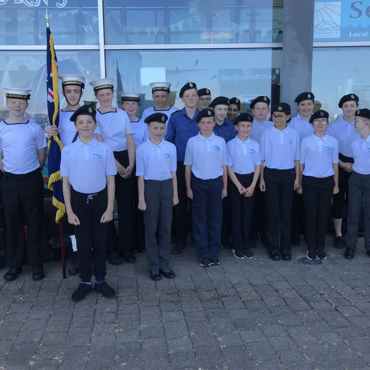 Cadets attend Sea Sunday Service