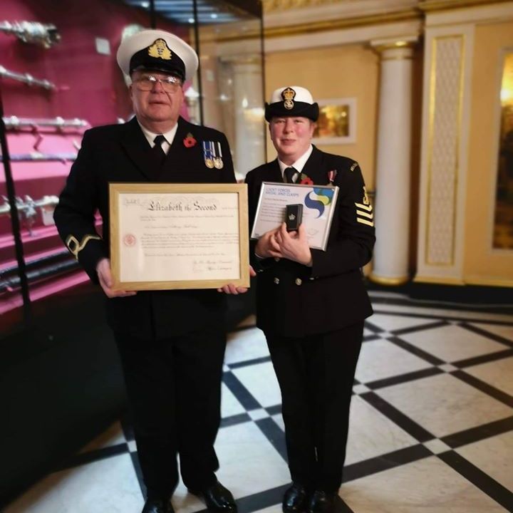 Commissioning Scroll & Long Service Medal