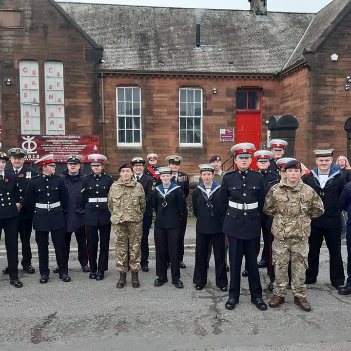 Armistice Parade Dumfries