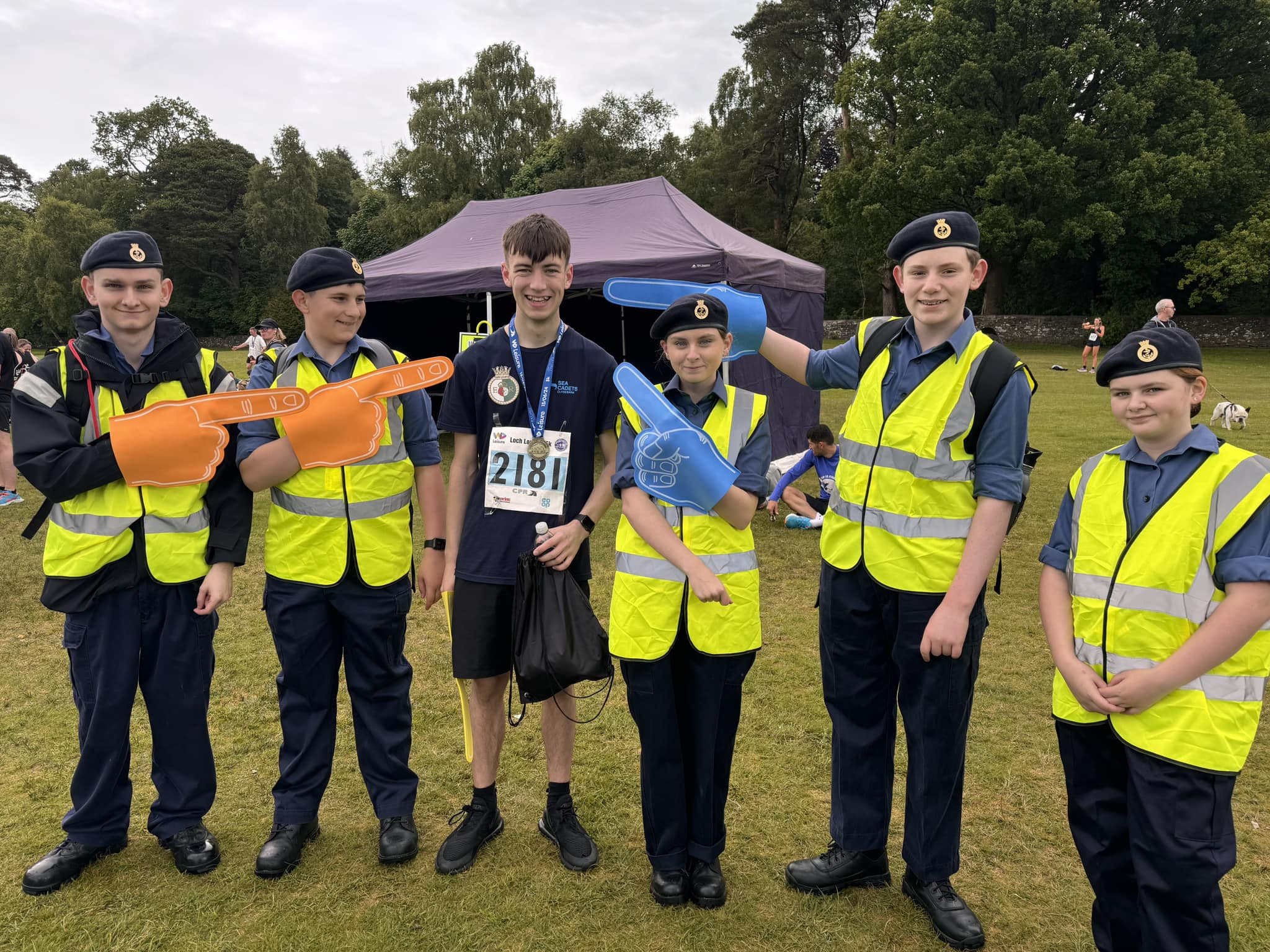 Cadets Support Loch Lomond Run