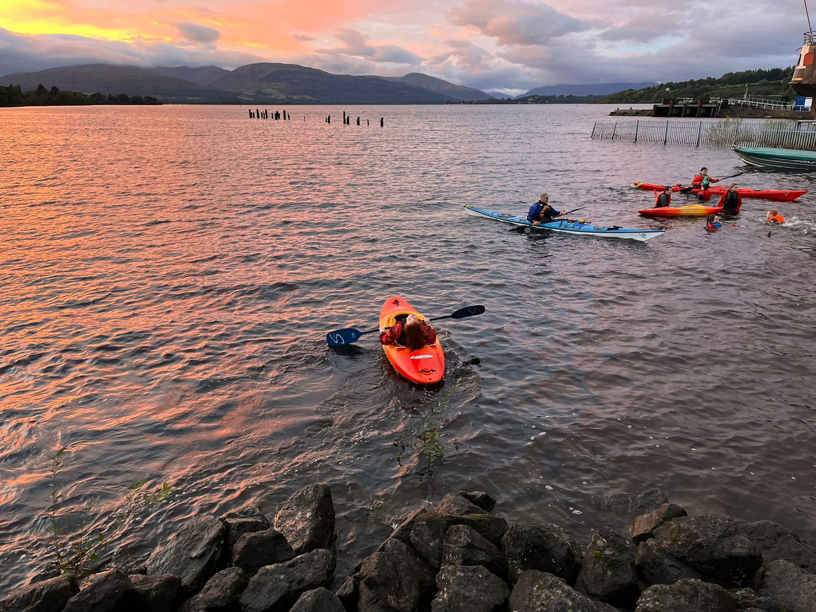 Cadets kayak their way across loch lomond