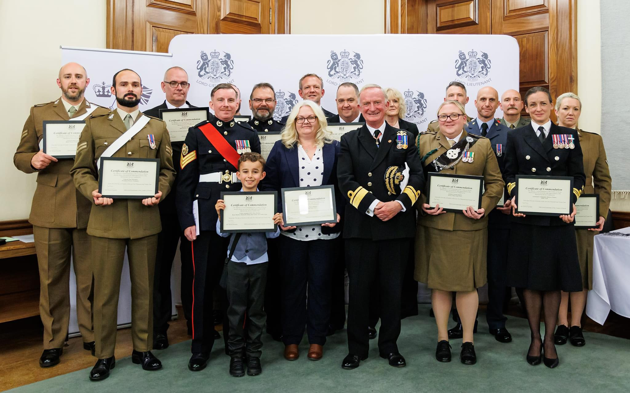 Lord Lieutenant's Certificate CSgt (SCC) P Bickley