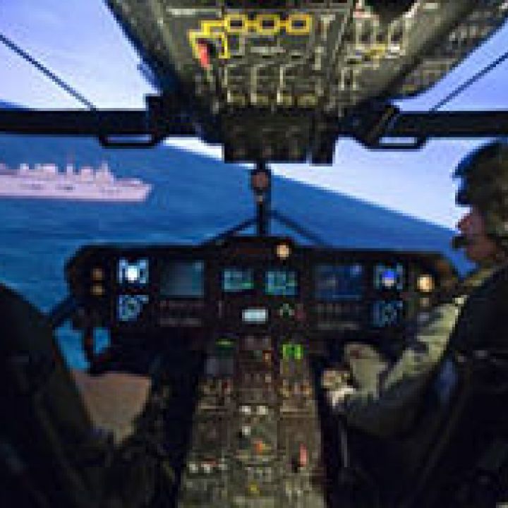 Merlin and Sea King Helicopter Simulator Visit...