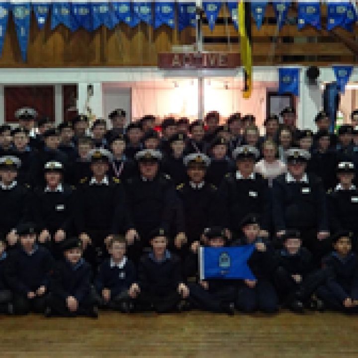 Visit by The Captain of the Sea Cadets 