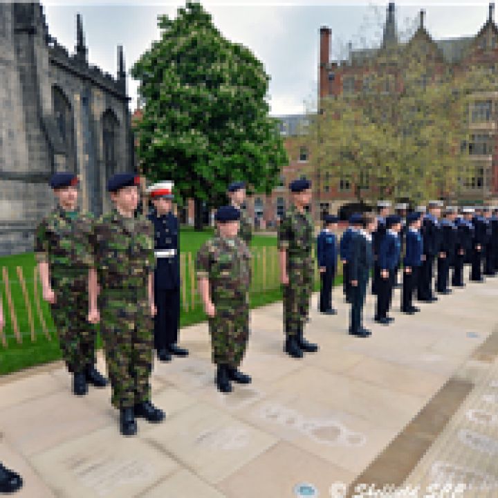 HMS Sheffield Remembrance Service 