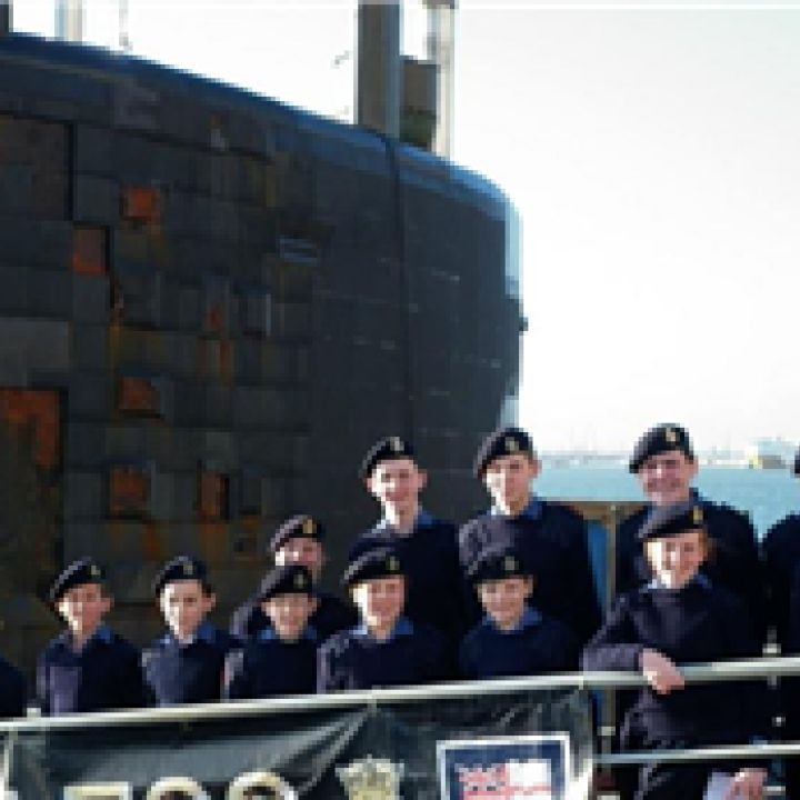 Warsash Sea Cadet Unit visit HMS Tireless 