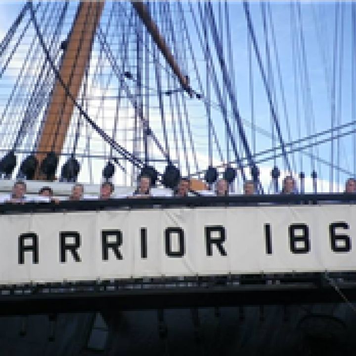 Unit Hornpipe Team Perform on HMS Warrior