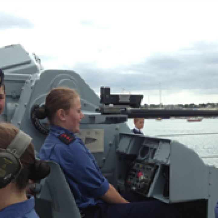 HMS Hurworth Visit - August 2013