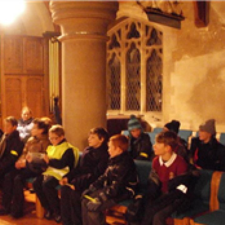 JR Cadets Visit Local Church In Warsash