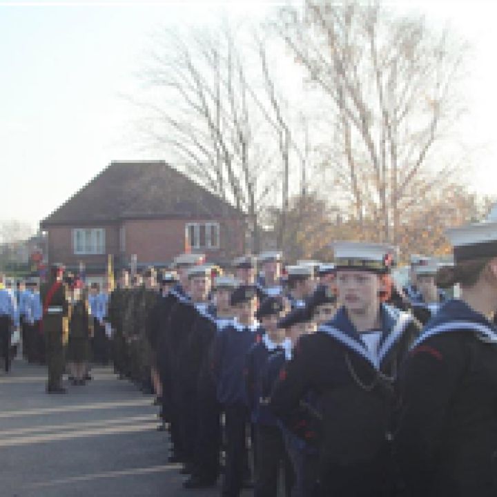 Remembrance Sunday 2011 at Warsash