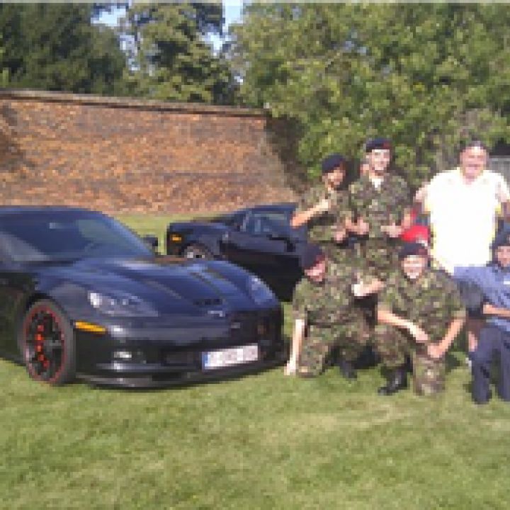 Luton Sea Cadets help out at Classic Corvette Show