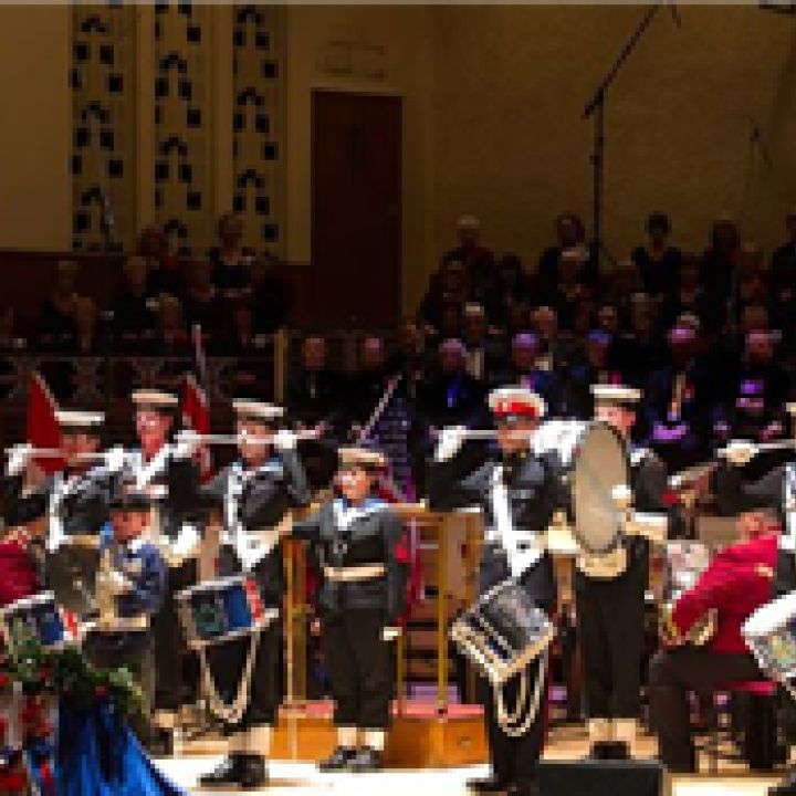 Band performance at The Philharmonic Hall in...