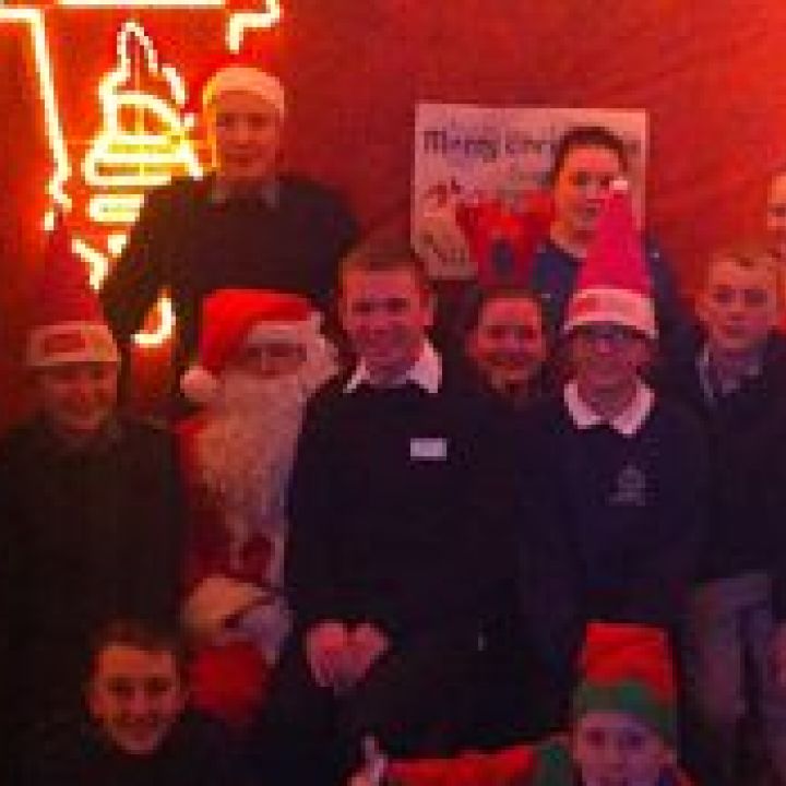 Eagle help run Santa Grotto