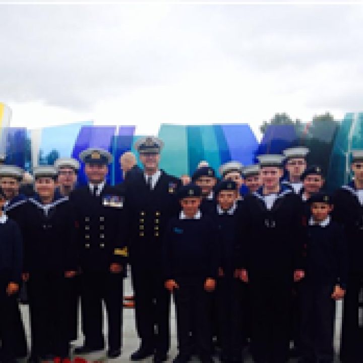 Dedication of the Naval Service Memorial